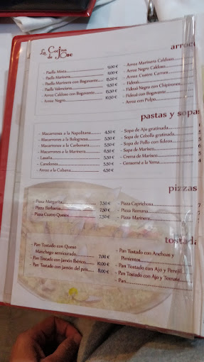 La Cocina de Jose menu 2