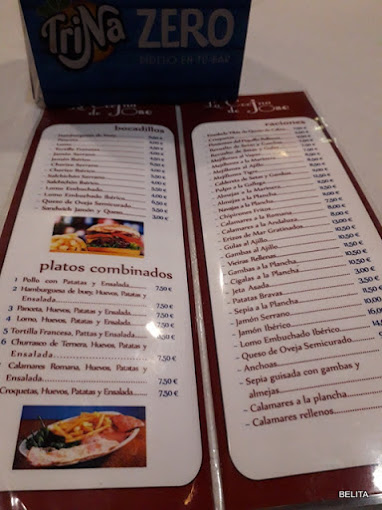 La Cocina de Jose menu 1