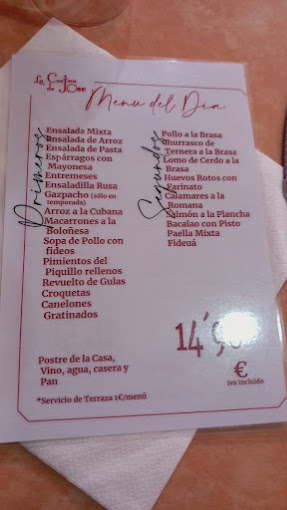 La Cocina de Jose menu 12